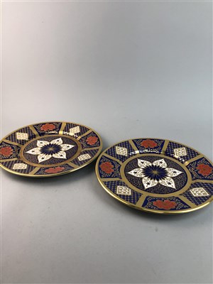Lot 125 - A CAVERSWALL 'ROMANY' PATTERN BEAKER AND STAND ANDTWO PLATES