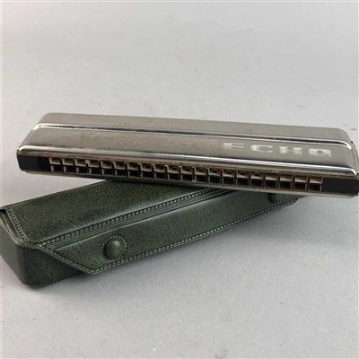 Lot 76 - TWO HOHNER HARMONICAS AND A PARROT HARMONICA