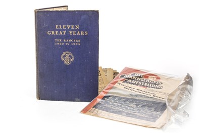 Lot 1814 - ELEVEN GREAT YEARS, THE RANGERS 1923 TO 1934, BY JOHN ALLAN