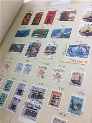 Lot 199 - A COLLECTION OF STAMPS RELATING TO CANADA