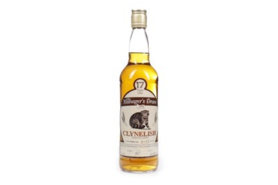 Lot 95 - CLYNELISH MANAGERS DRAM AGED 17 YEARS