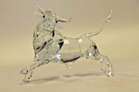 Lot 998 - LIMITED EDITION SWAROVSKI CRYSTAL BULL...