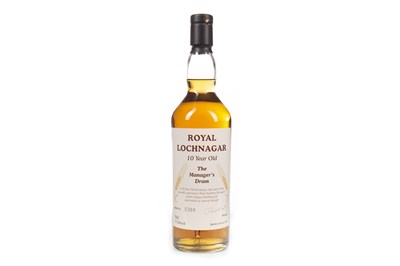 Lot 107 - ROYAL LOCHNAGAR THE MANAGERS DRAM AGED 10 YEARS