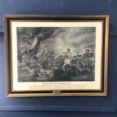 Lot 144 - THE SIEGE AND RELIEF OF GIBRALTAR, AN ENGRAVING AFTER J S COPLEY