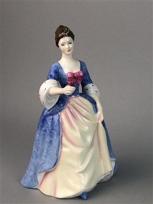 Lot 305 - TWO ROYAL DOULTON FIGURES OF 'ALEXANDRIA' AND 'VALERIE'