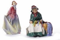 Lot 1006 - TWO ROYAL DOULTON FIGURES comprising 'Silks...