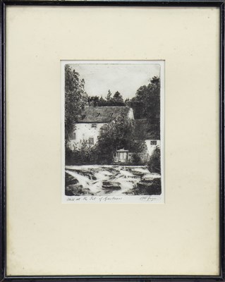 Lot 405 - SEVEN ETCHINGS BY A H GEYER