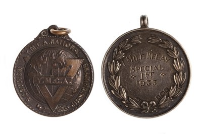 Lot 1817 - A COLLECTION OF SILVER Y.M.C.A. AND OTHER SPORTING MEDALS