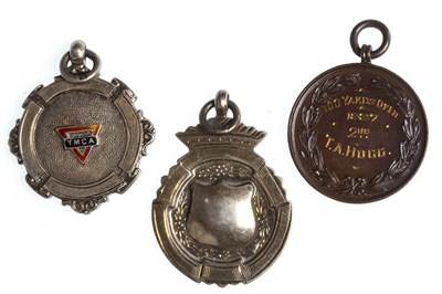 Lot 1817 - A COLLECTION OF SILVER Y.M.C.A. AND OTHER SPORTING MEDALS