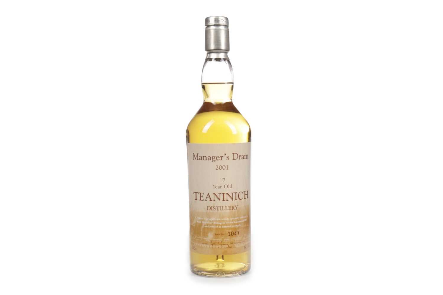 Lot 201 - TEANINICH THE MANAGER'S DRAM AGED 17 YEARS