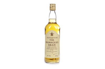 Lot 214 - OBAN THE MANAGERS DRAM AGED 13 YEARS