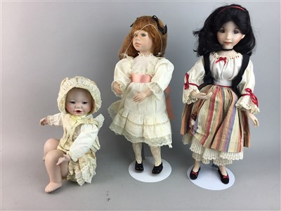 Lot 166 - FIVE BOXED KNOWLES DOLLS