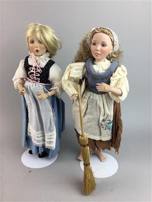 Lot 166 - FIVE BOXED KNOWLES DOLLS