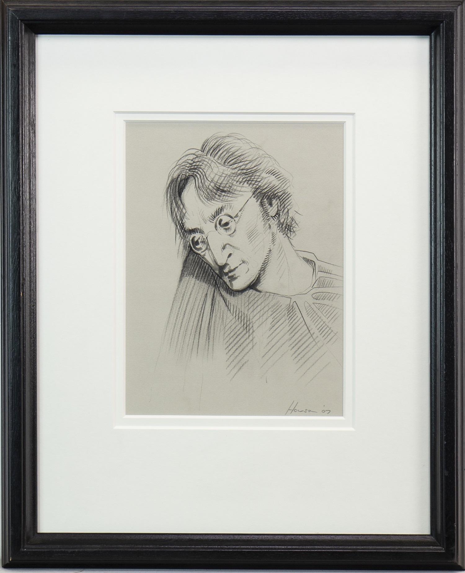 Lot 566 - JOHN LENNON, A PENCIL DRAWING BY PETER