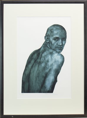 Lot 574 - PORTRAIT, A SIGNED LIMITED EDITION PRINT BY GRAHAM FLACK