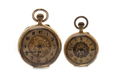 Lot 838 - TWO CONTINENTAL FOB WATCHES