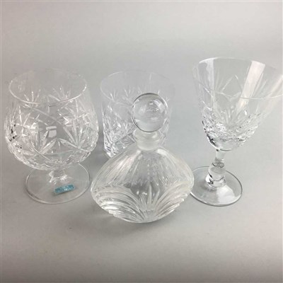Lot 380 - A LOT OF CRYSTAL AND GLASS DRINKING GLASSES