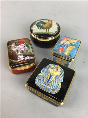 Lot 232 - A LOT OF FOUR BOXED HALCYON DAYS ENAMELS