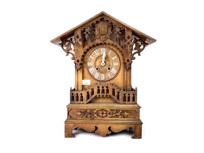 Lot 1430 - A LATE 19TH CENTURY BLACK FOREST CUCKOO CLOCK