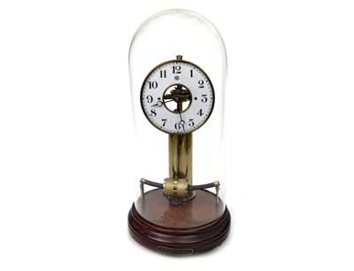 Lot 1431 - A BULLE ELECTRO-MAGNETIC MANTEL CLOCK
