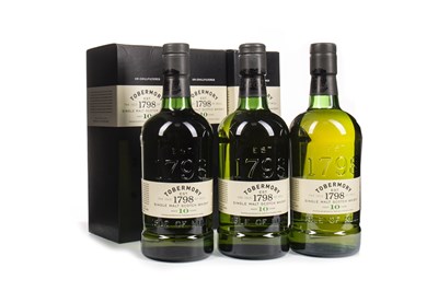 Lot 324 - THREE BOTTLES OF TOBERMORY AGED 10 YEARS
