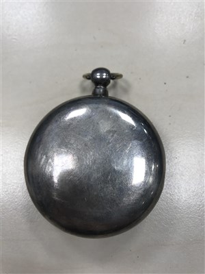 Lot 820 - AN EARLY 19TH CENTURY POCKET WATCH