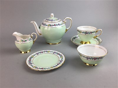 Lot 247 - A TUSCAN TEA SERVICE AND ANOTHER