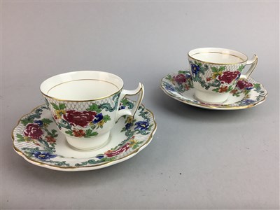 Lot 247 - A TUSCAN TEA SERVICE AND ANOTHER