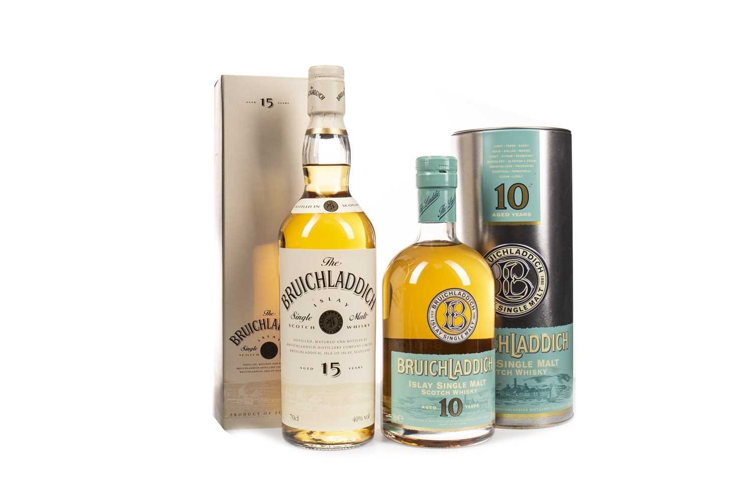 Lot 344 - BRUICHLADDICH AGED 15 AND 10 YEARS