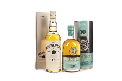 Lot 344 - BRUICHLADDICH AGED 15 AND 10 YEARS