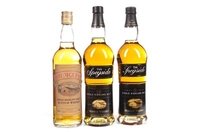 Lot 351 - THE SPEYSIDE AGED 12 AND 8 YEARS, AND DRUMGUISH