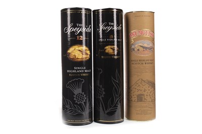 Lot 351 - THE SPEYSIDE AGED 12 AND 8 YEARS, AND DRUMGUISH