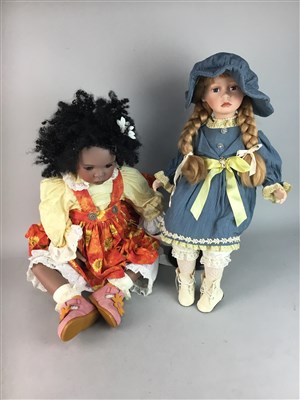 Lot 196 - A COLLECTION OF 20TH CENTURY PORCELAIN DOLLS
