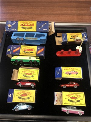 Lot 1542 - A LOT OF BOXED MATCHBOX SERIES LESNEY VEHICLES