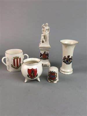 Lot 109 - A LOT OF CRESTED WARE AND COMMEMORATIVE CHINA
