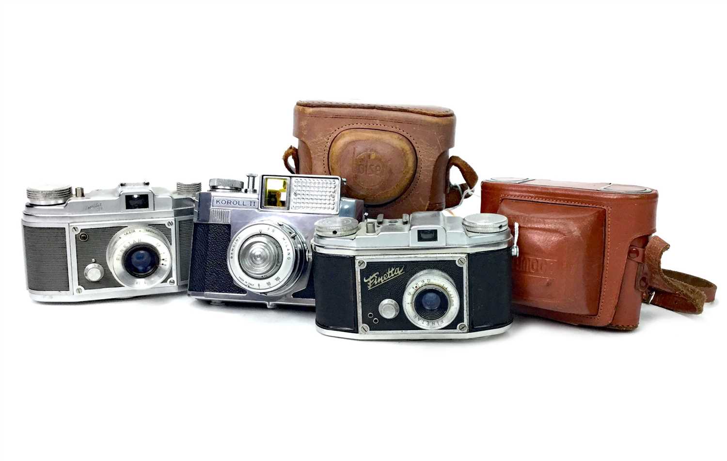 Lot 1472 - A BOLSEY SLR CAMERA AND OTHER CAMERAS