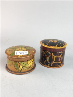 Lot 122 - TWO 1930'S HAND PAINTED BOXES