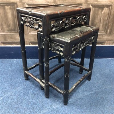Lot 315 - A NEST OF TWO CHINESE TABLES