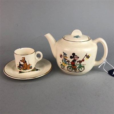 Lot 399 - A BESWICK WALT DISNEY PART TEA SERVICE AND OTHER CERAMICS