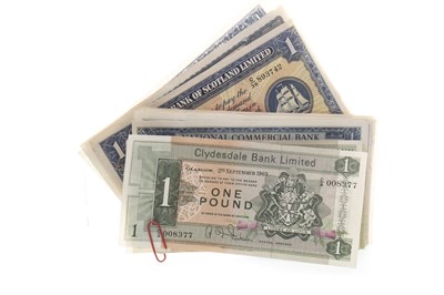 Lot 543 - EIGHTEEN ONE POUND NOTES, VARIOUS BANKS