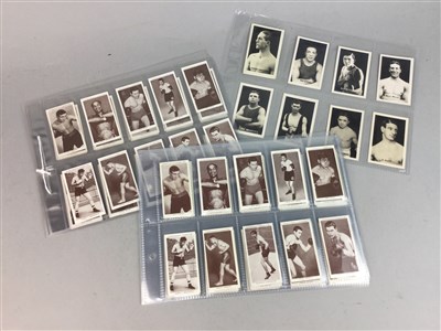 Lot 407 - A COLLECTION OF BOXING CIGARETTE CARDS AND POSTCARDS