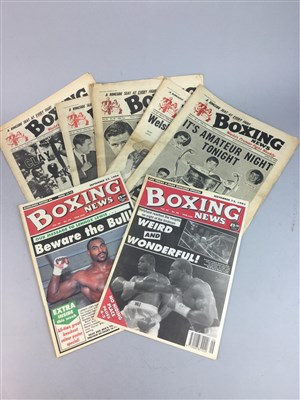 Lot 407 - A COLLECTION OF BOXING CIGARETTE CARDS AND POSTCARDS
