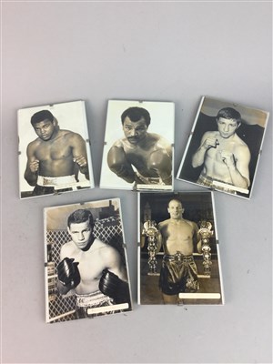 Lot 407 - A COLLECTION OF BOXING CIGARETTE CARDS AND POSTCARDS
