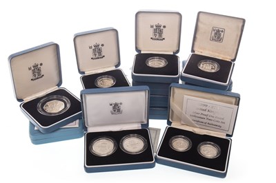 Lot 548 - FIFTEEN SILVER PROOF COINS