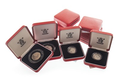 Lot 550 - TEN SILVER PROOF COINS