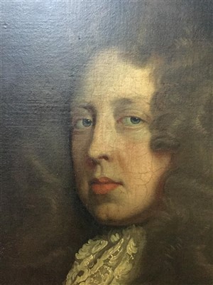 Lot 436 - SIR FRANCIS RADCLYFFE, AN OIL IN THE CIRCLE OF PETER LELY