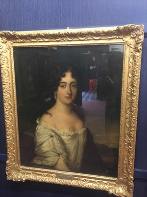 Lot 430 - KATHERINE, DAUGHTER OF SIR WILLIAM FENWICK, AN OIL