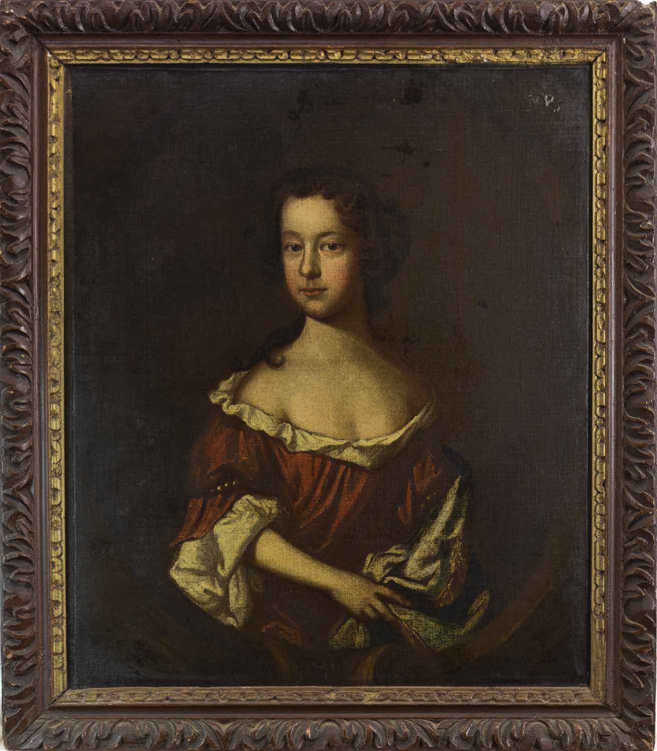 Lot 447 - PORTRAIT OF A YOUNG LADY, AN OIL IN THE CIRCLE OF PETER LELY