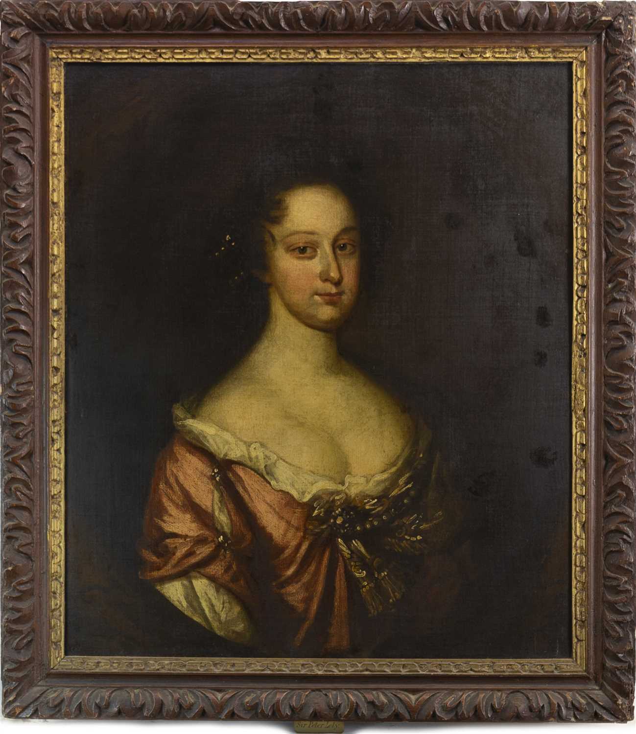 Lot 446 - PORTRAIT OF A YOUNG LADY, AN OIL
