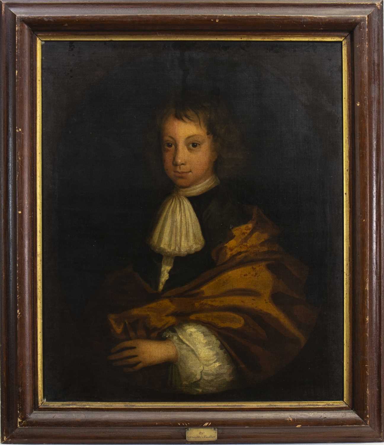 Lot 452 - PORTRAIT OF A BOY, AN OIL IN THE CIRCLE OF GODFREY KNELLER